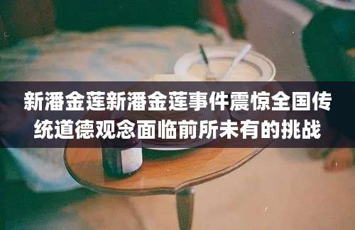 新潘金莲新潘金莲事件震惊全国传统道德观念面临前所未有的挑战