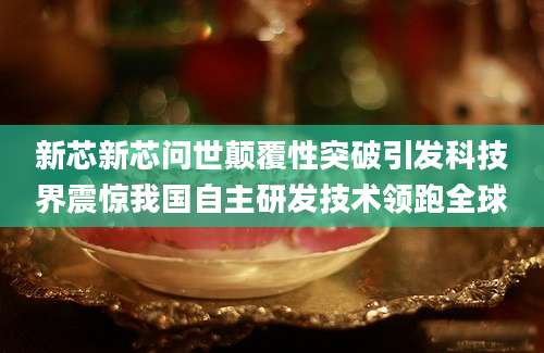 新芯新芯问世颠覆性突破引发科技界震惊我国自主研发技术领跑全球