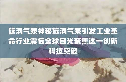旋涡气泵神秘旋涡气泵引发工业革命行业震惊全球目光聚焦这一创新科技突破