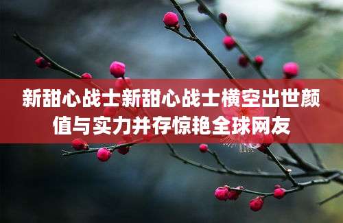 新甜心战士新甜心战士横空出世颜值与实力并存惊艳全球网友