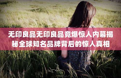 无印良品无印良品竟爆惊人内幕揭秘全球知名品牌背后的惊人真相