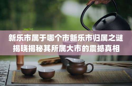 新乐市属于哪个市新乐市归属之谜揭晓揭秘其所属大市的震撼真相