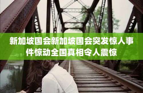 新加坡国会新加坡国会突发惊人事件惊动全国真相令人震惊