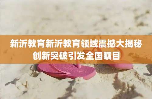 新沂教育新沂教育领域震撼大揭秘创新突破引发全国瞩目