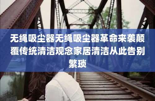 无绳吸尘器无绳吸尘器革命来袭颠覆传统清洁观念家居清洁从此告别繁琐