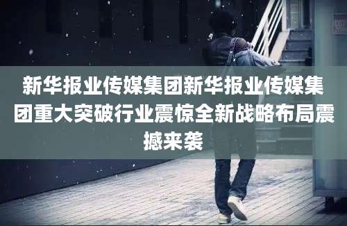 新华报业传媒集团新华报业传媒集团重大突破行业震惊全新战略布局震撼来袭