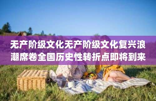 无产阶级文化无产阶级文化复兴浪潮席卷全国历史性转折点即将到来