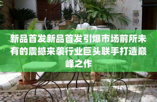 新品首发新品首发引爆市场前所未有的震撼来袭行业巨头联手打造巅峰之作