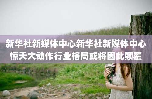 新华社新媒体中心新华社新媒体中心惊天大动作行业格局或将因此颠覆