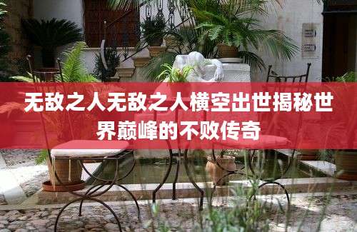 无敌之人无敌之人横空出世揭秘世界巅峰的不败传奇