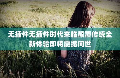 无插件无插件时代来临颠覆传统全新体验即将震撼问世