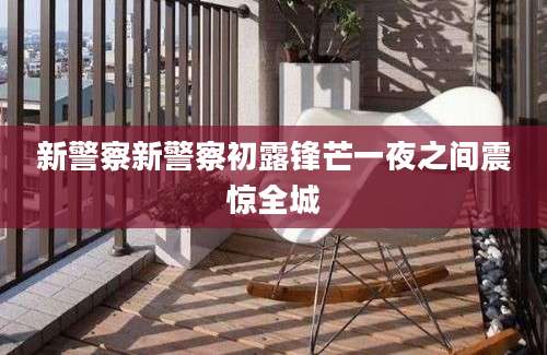 新警察新警察初露锋芒一夜之间震惊全城