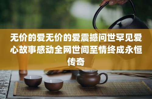 无价的爱无价的爱震撼问世罕见爱心故事感动全网世间至情终成永恒传奇