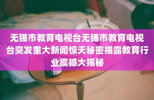 无锡市教育电视台无锡市教育电视台突发重大新闻惊天秘密揭露教育行业震撼大揭秘