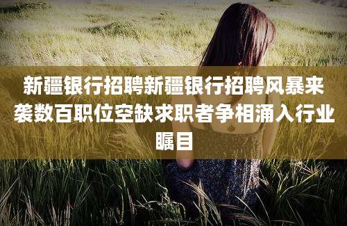 新疆银行招聘新疆银行招聘风暴来袭数百职位空缺求职者争相涌入行业瞩目