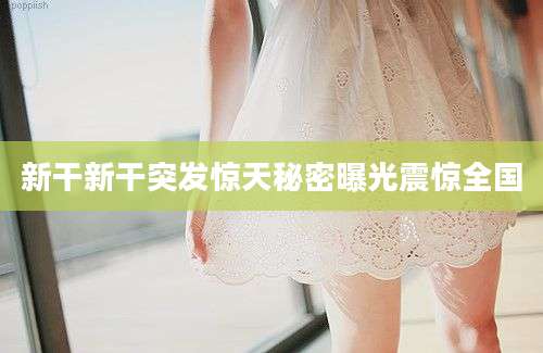新干新干突发惊天秘密曝光震惊全国